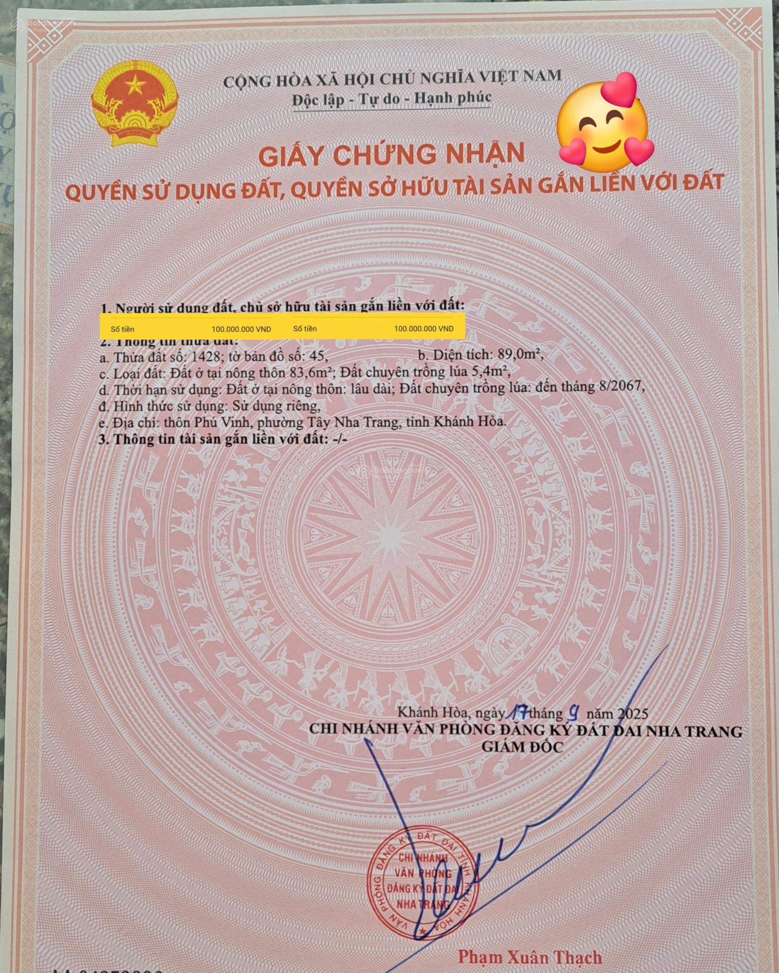 Bán lô góc Vĩnh Thạnh - Khu dân cư đông, đường rộng 7m, cách đường Cầu Bè 20m Bán lô góc Vĩnh Thạnh - Khu dân cư đông, đường rộng 7m, cách đường Cầu Bè 20m