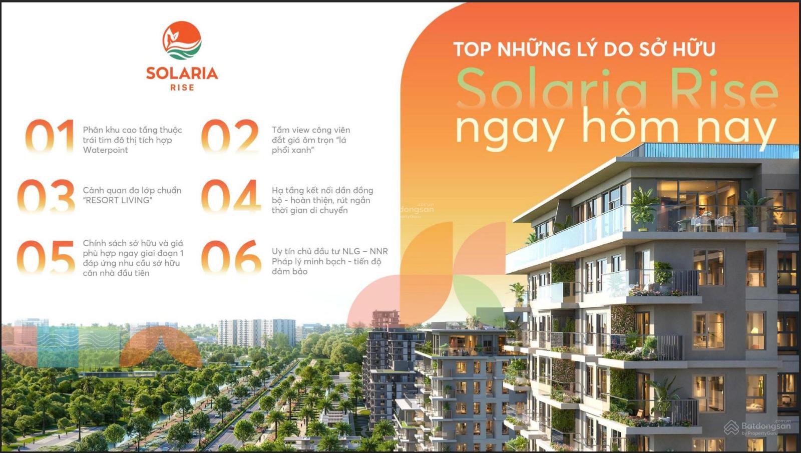 Căn hộ Solaria Rise | Waterpoint Nam Long Căn hộ Solaria Rise | Waterpoint Nam Long