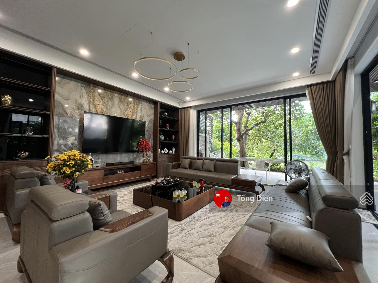 Tống Diễn 0944 866 ***. Cho thuê biệt thự đảo, view sông, 300 m2, 4 phòng ngủ