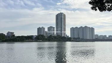 Bán nhà mặt hồ Linh Đàm 2 mặt phố Nguyễn Hữu Thọ, KD mọi thứ, vỉa hè 30m, DT 138m2 x 4 tầng, 45 tỷ