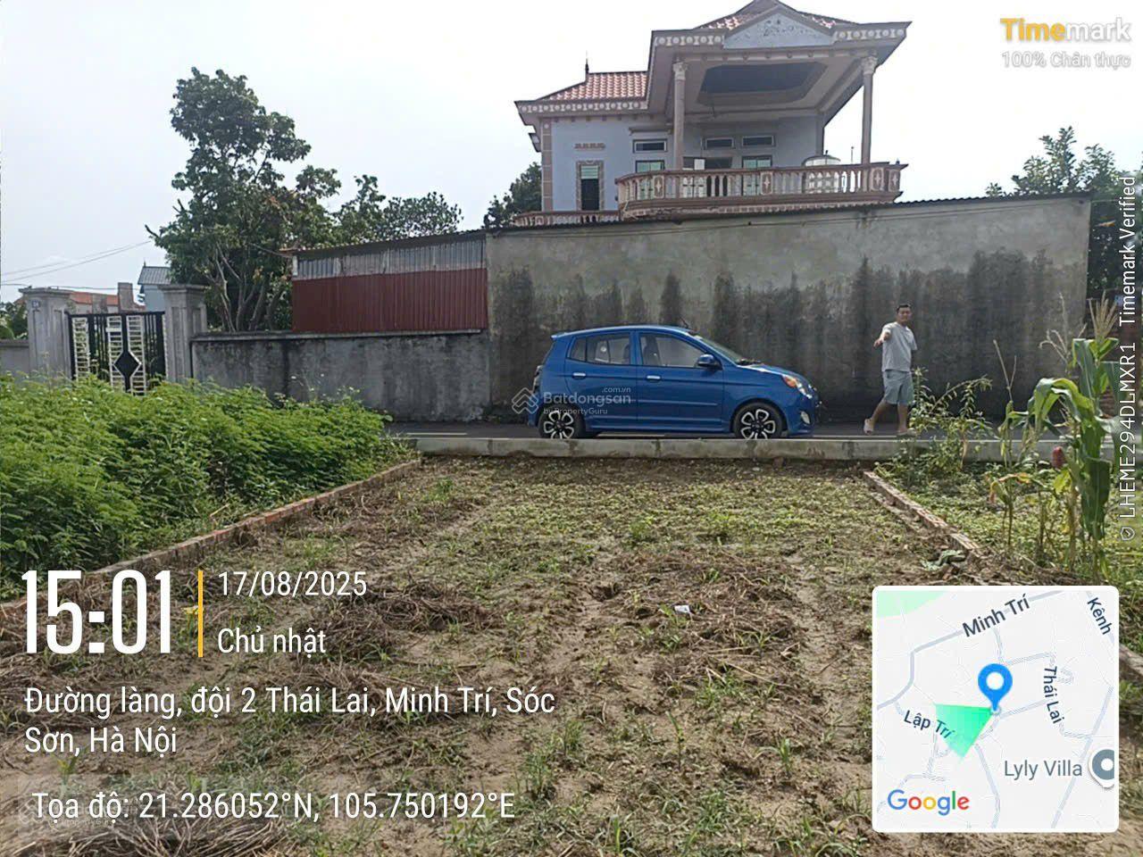 Bán gấp lô đất 113.5m2 full thổ cư Thái Lai - đường thông ô tô tránh