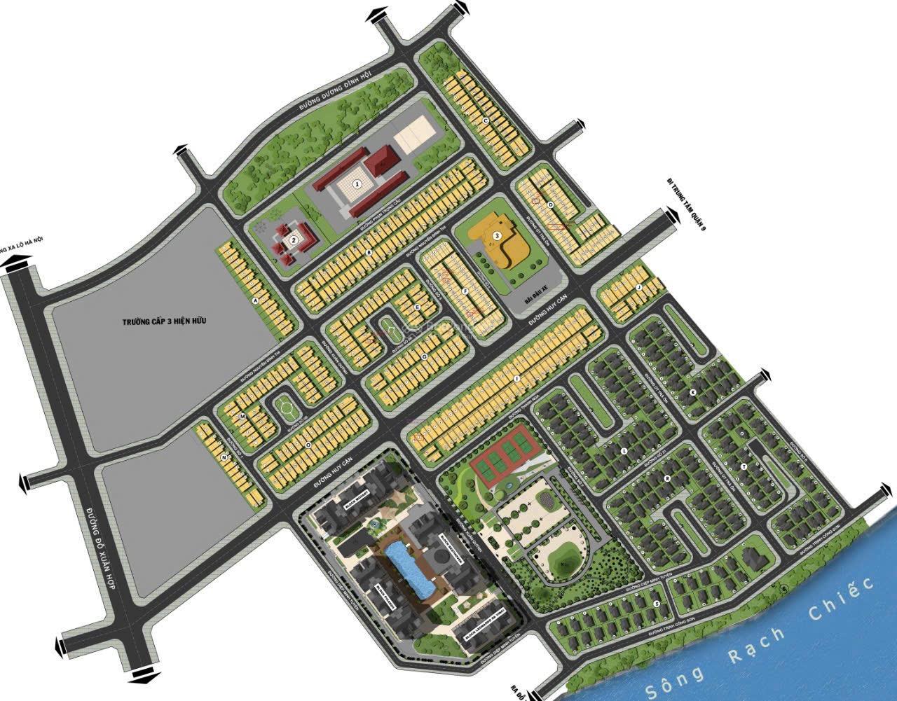 Đất nền KDC Gia Hòa Art Village - Nhiều lô đẹp - Ngang 5m, 7m, 10m, 15m - Giá từ 11,5 tỷ