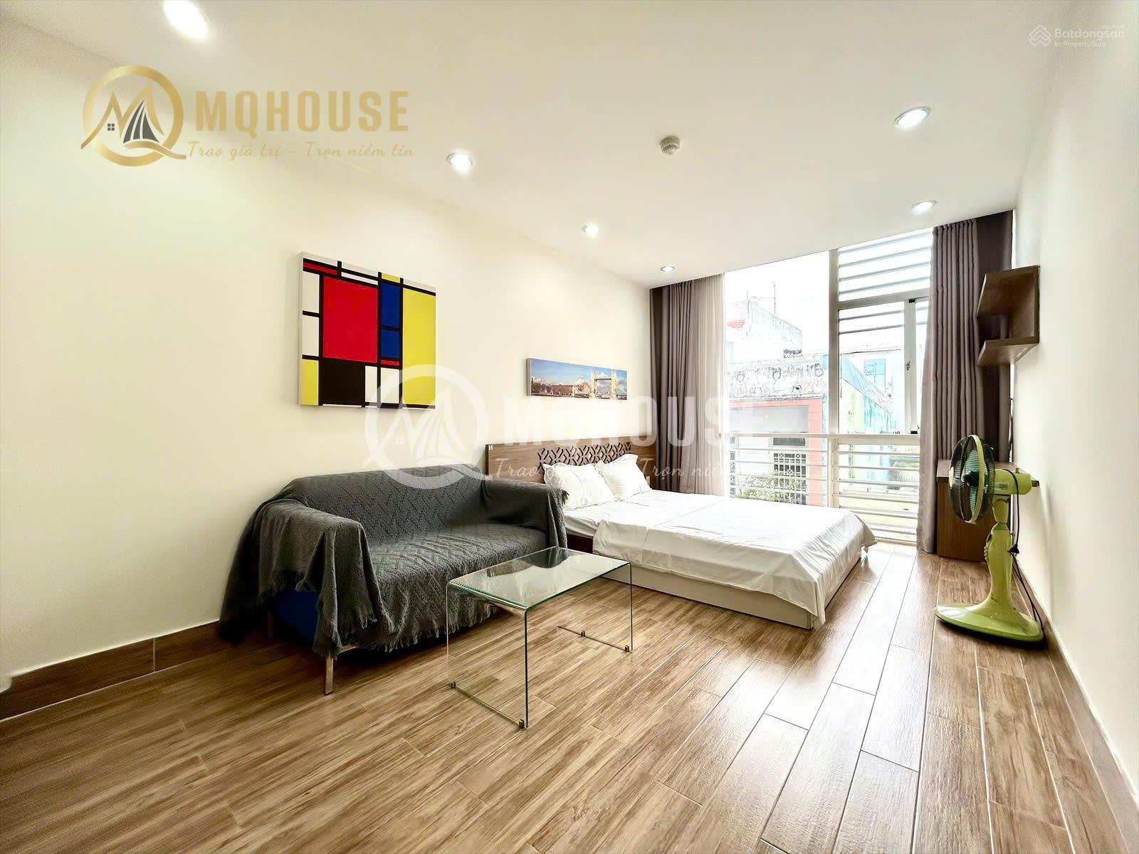 Cho thuê CH 1PN full NT có BV, TM, hầm xe thoáng ngay Lê Văn Sỹ, Quận 3, gần nhà thờ Ba Chuông