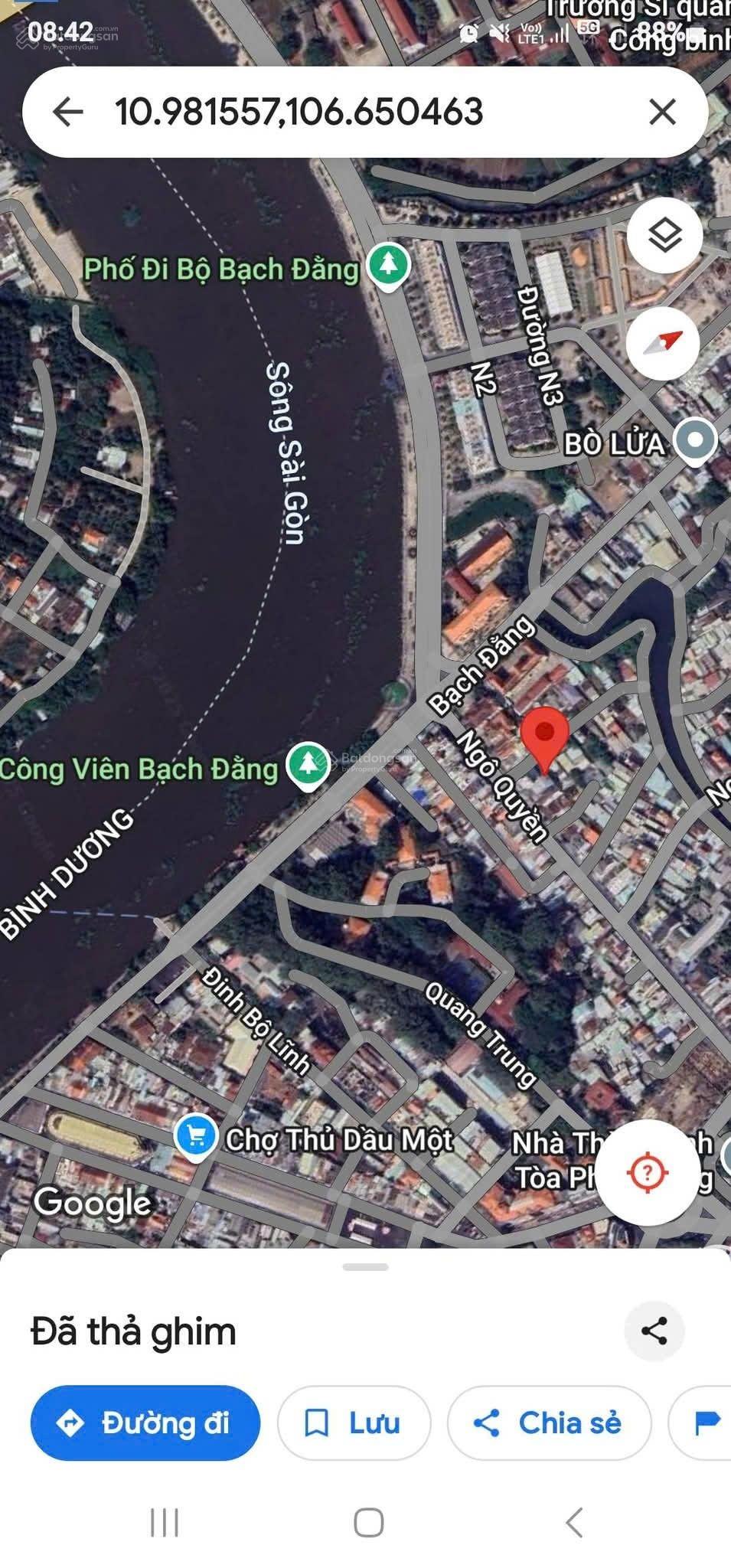 Đất Phú Cường 1 xẹc Ngô Quyền vào 50m, 309m2 thổ cư 160m2 đường xe tải ra vào thoải mái giá 8 tỷ