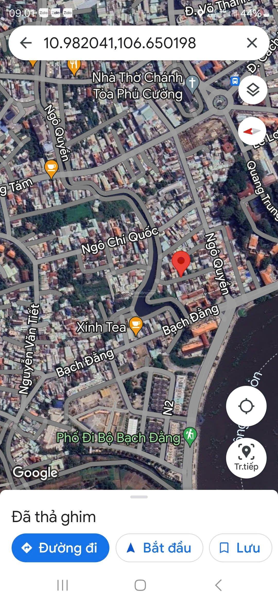 Đất Phú Cường 1 xẹc Ngô Quyền vào 50m, 309m2 thổ cư 160m2 đường xe tải ra vào thoải mái giá 8 tỷ