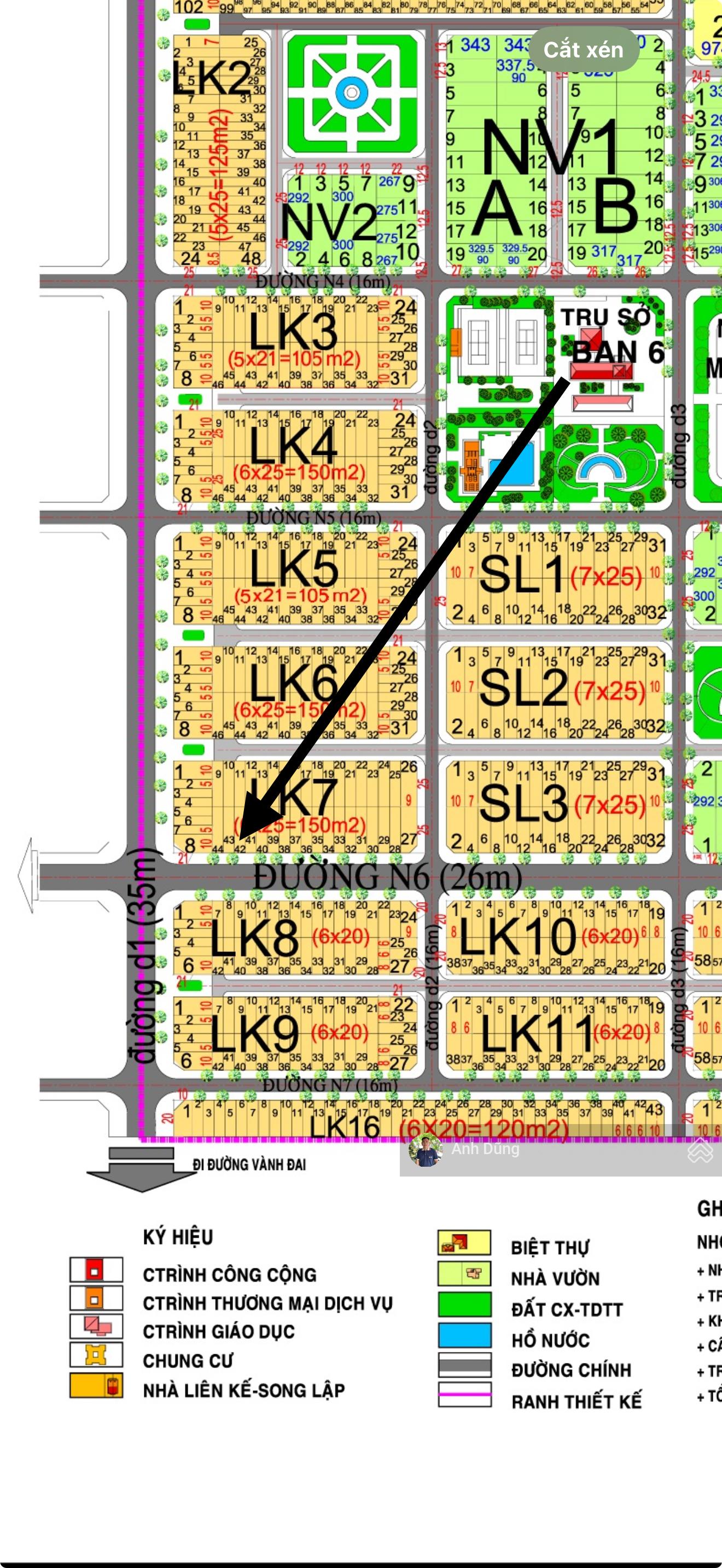 Bán đất HUD liền kề 150m, vị trí vàng gần ngã 4 35m&26m, giá đầu tư, cơ hội đầu tư hiếm có