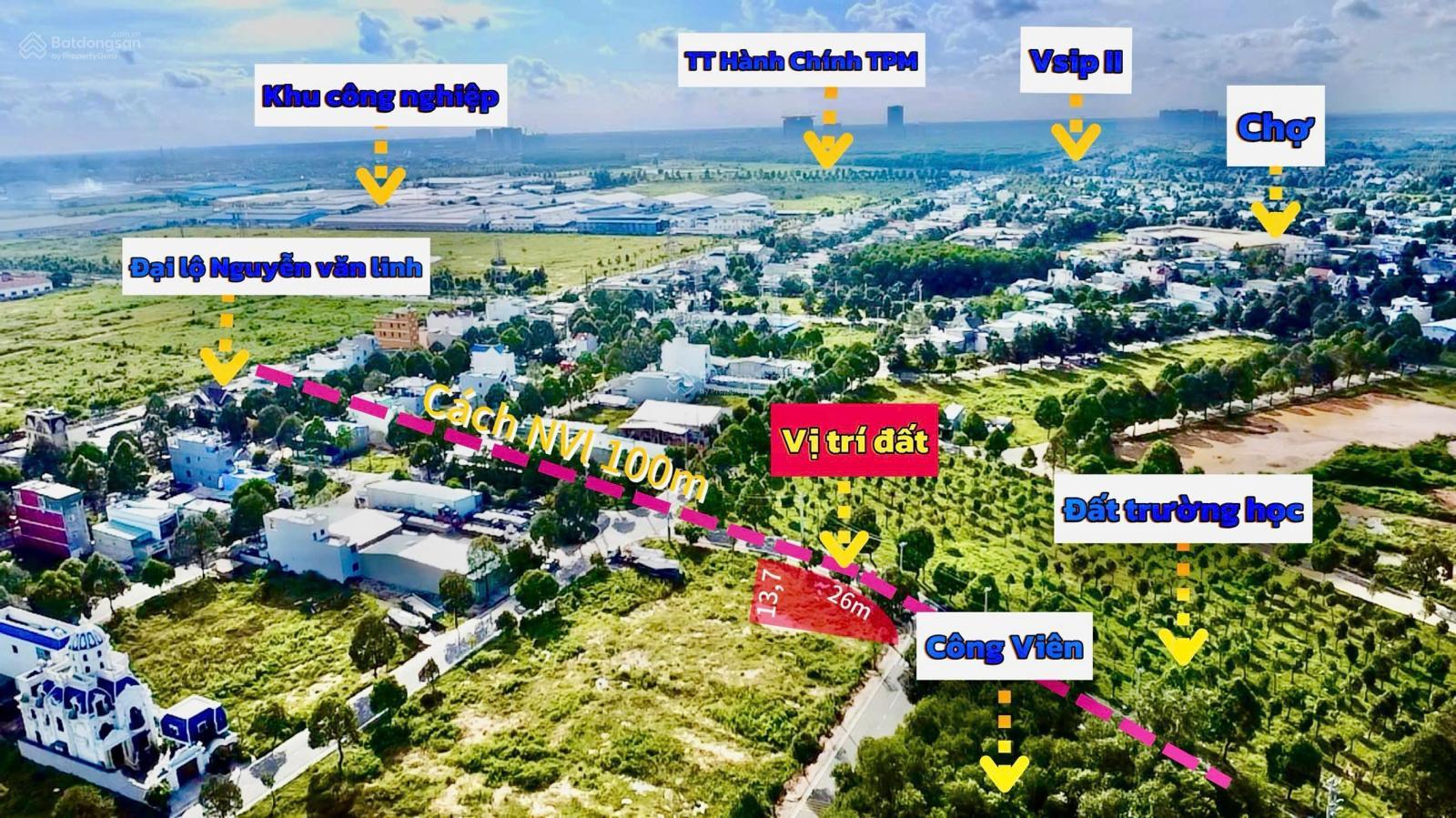 Lô góc ngay cạnh KCN Kim Huy, Thủ Dầu Một