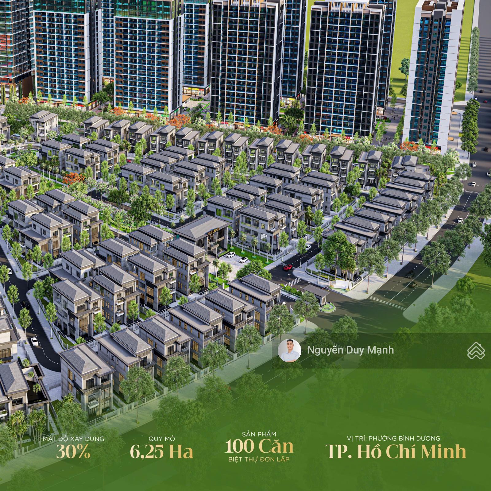 Mở bán biệt thự cao cấp Sunflower II Bình Dương 300m2/3T chỉ từ 16 tỷ ngay trung tâm vị trí đẹp