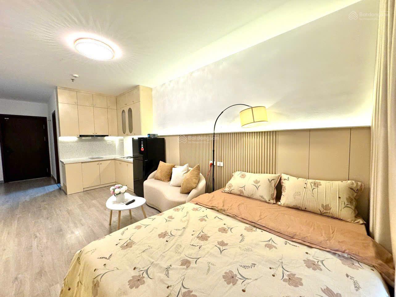 Cho thuê 1 phòng ngủ studio Golden Park, 1 phòng ngủ 1vs, đầy đủ nội thất đẹp, ở được luôn