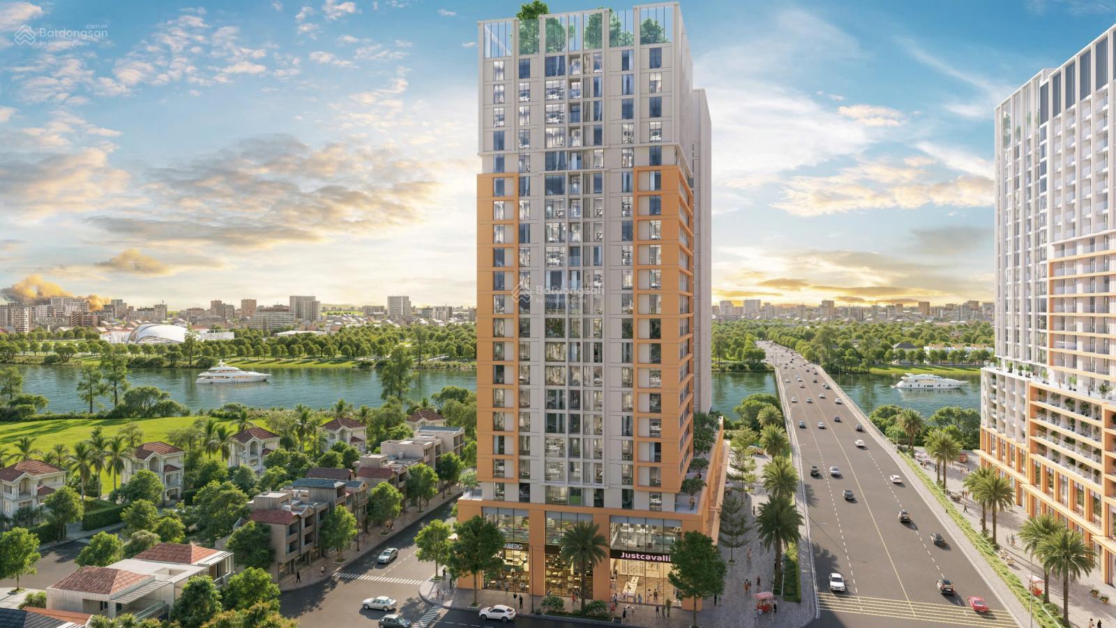 Căn góc 2PN 70,1m2 giá 3,89 tỷ (full giá), view sông, hướng Nam, sở hữu lâu dài