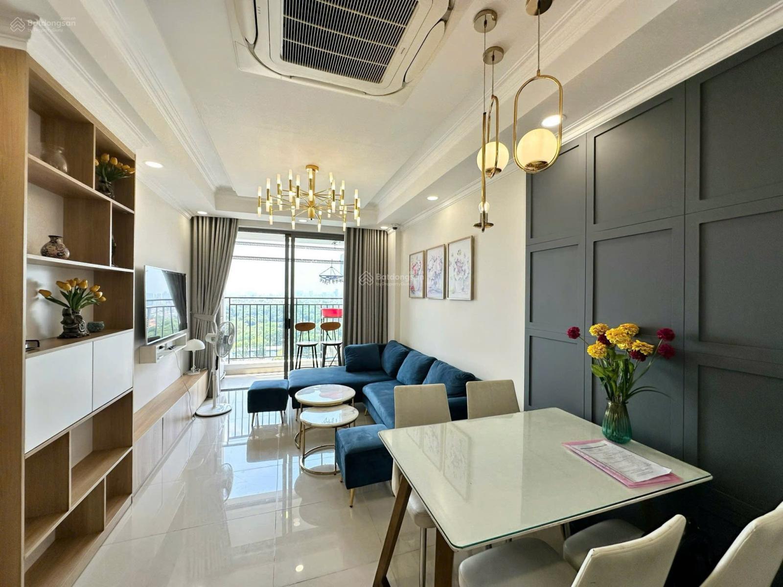 ( 16 triệu) GOLDEN MANSION - novaland Nội thất cao cấp Cho Thuê 2PN 2WC Gần sân Bay Cv Gia Định