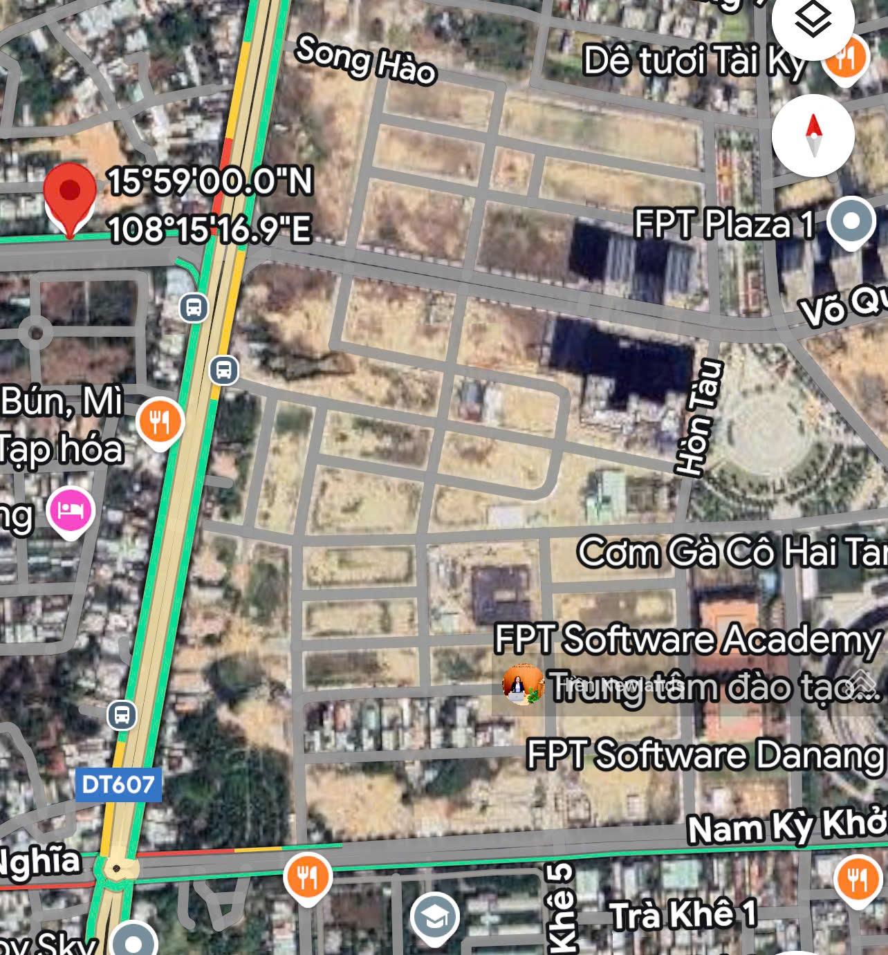 Bán Nhanh 200m đất mặt tiền đường Võ Chí Công sát Ngã Tư Trần Đại Nghĩa Hoàng Minh Thắng Sát FPT