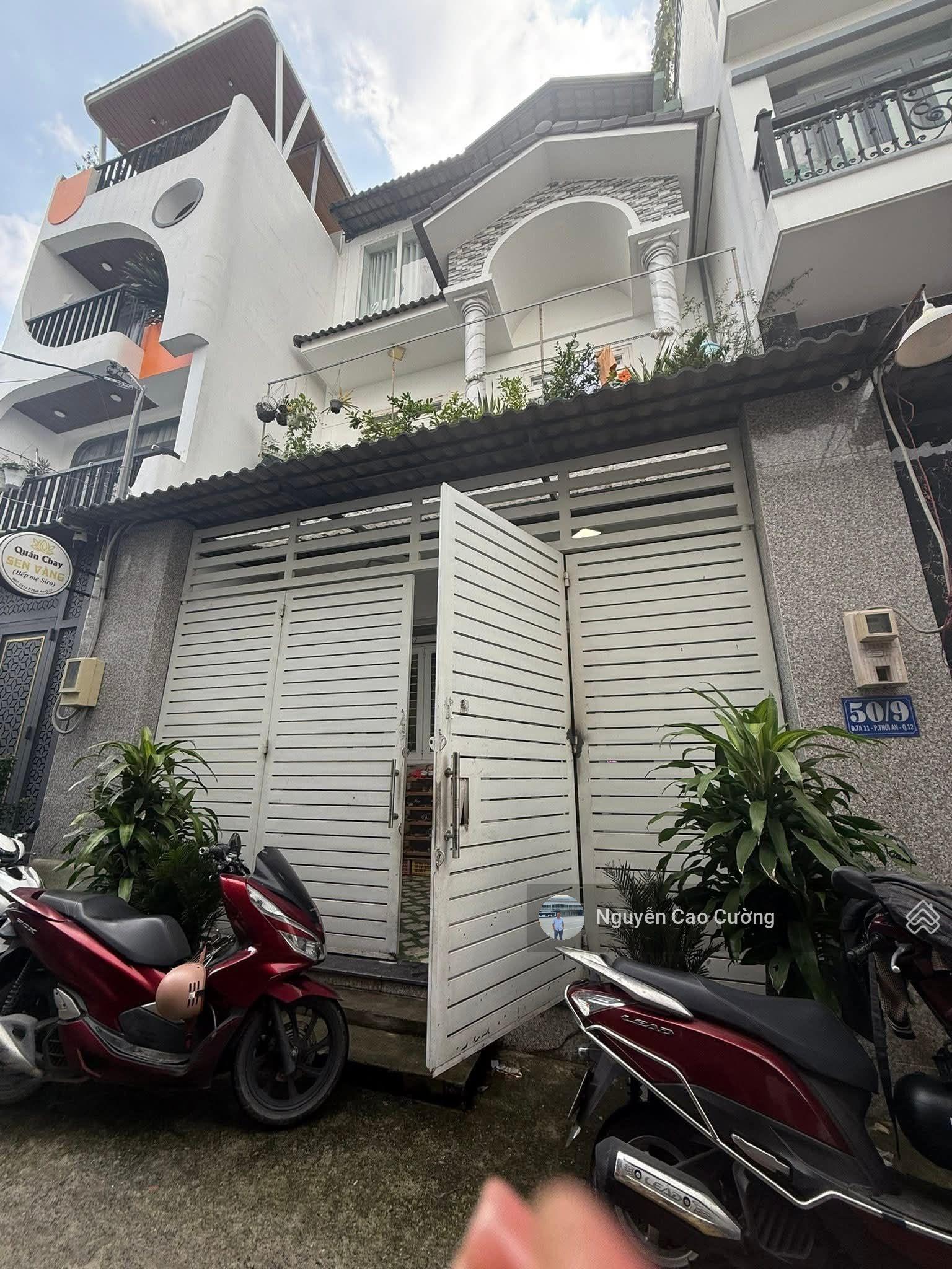 Bán nhà riêng tại đường Thới An 11, ngang siêu rộng 6,2x16m đúc 4 lầu, tiện ích xung quanh đầy đủ