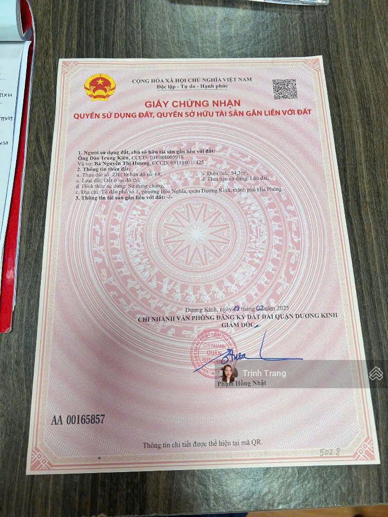 Đất sát Vinhomes Dương Kinh không quy hoạch chưa đến 1,4 tỷ