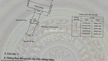 Bán đất mặt tiền đường Nguyễn Văn Trỗi - Hiệp Thành - diện tích 5 x 22m (thổ cư 60m2)