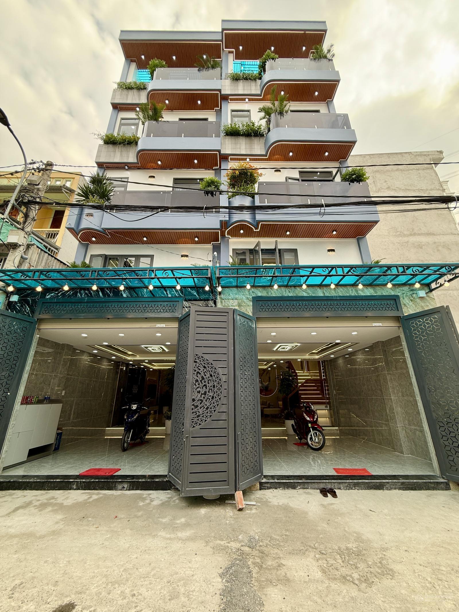 Nhà bên trường học, đường Trần Thị Năm, DT; 4,5x12m, Lửng, 3Lầu, 4PN, gara ô tô, Sân thượng