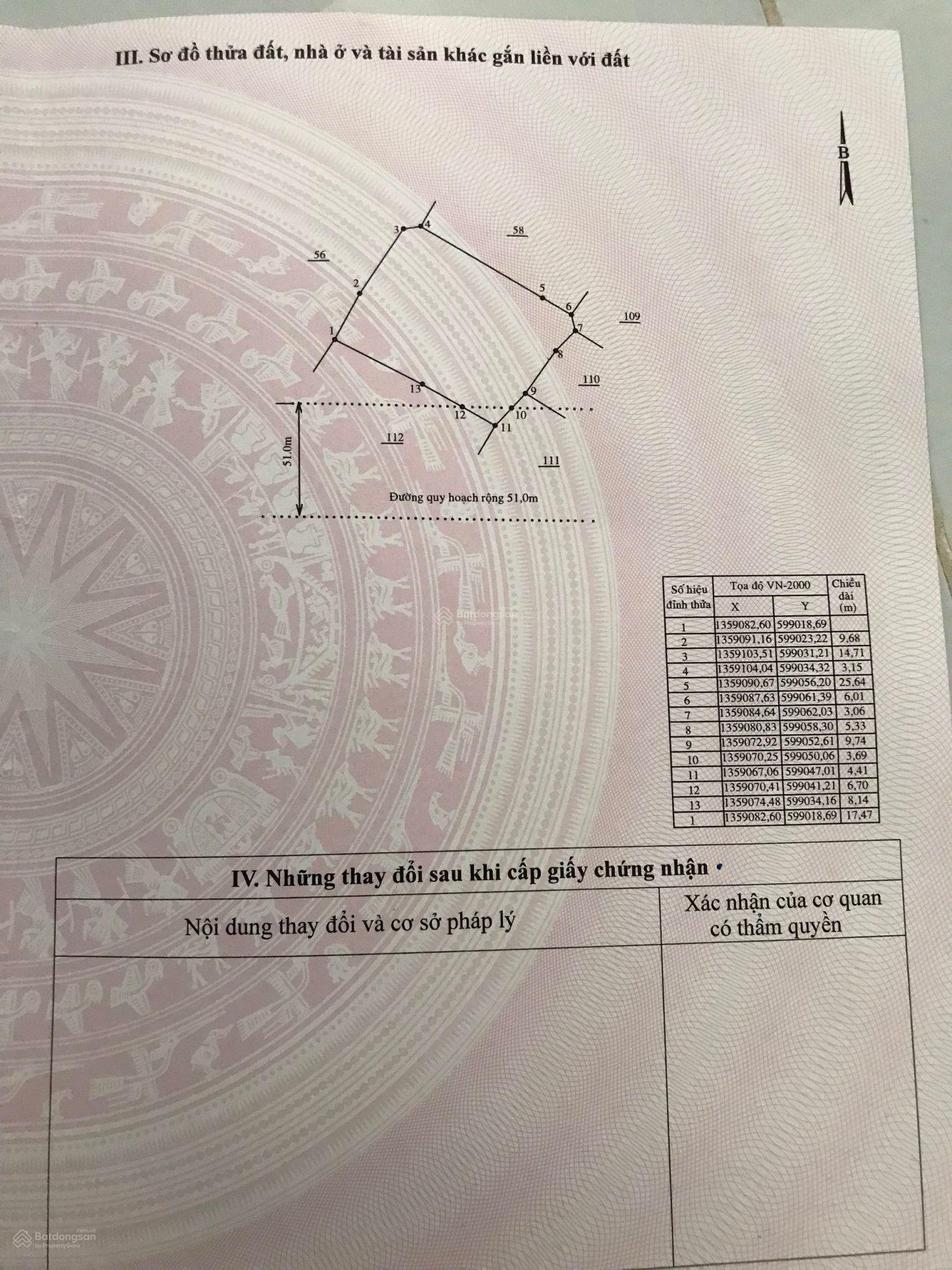 Bán đất lúa mặt tiền đường 51m kết nối quốc lộ 1A & Vành Đai 3