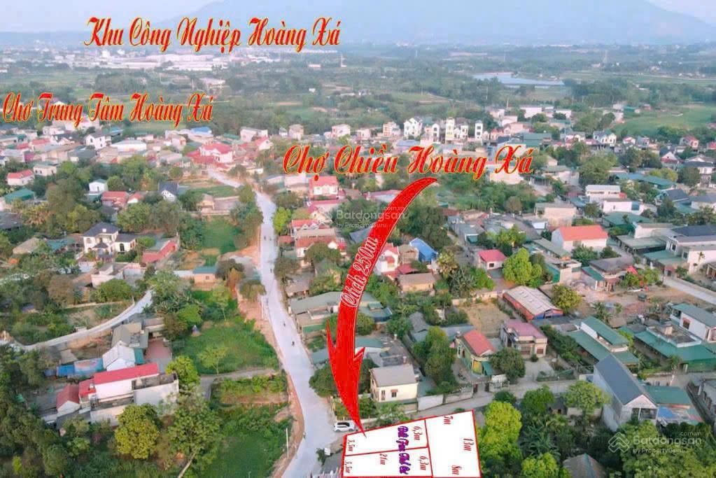 Lô đất tiềm năng, sát KCN Hoàng Xá, dân cư đông, sầm uất, cách chợ Hoàng Xá chỉ 100m, Vườn Vua 3km