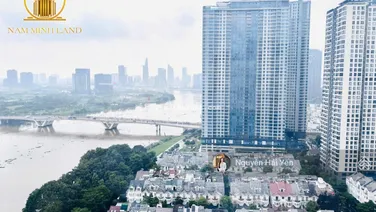 Hải Yến Nam Minh Land - cho thuê căn hộ Saigon Pearl 3 phòng ngủ, tầng cao, view sông, nội thất đẹp