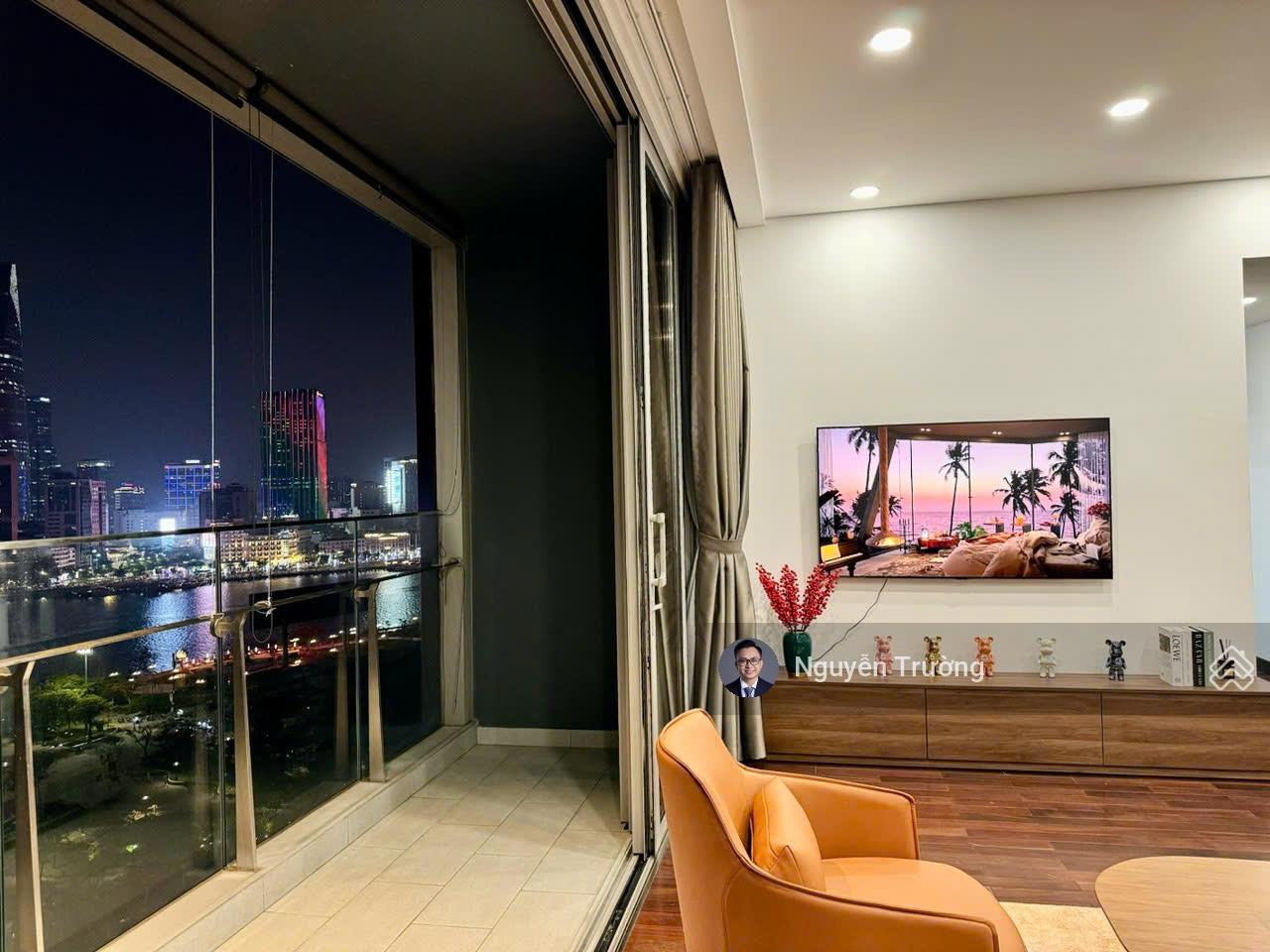 Cho thuê căn 3PN Empire City trục view siêu phẩm, xem pháo hoa và cầu đi bộ tại nhà