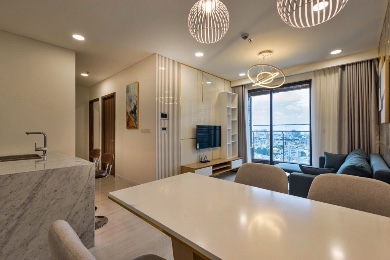 Cho thuê căn hộ 2 phòng ngủ tại Newton Residence Trương Quốc Dung, Dt: 80m2 - Giá thuê: 17tr/tháng