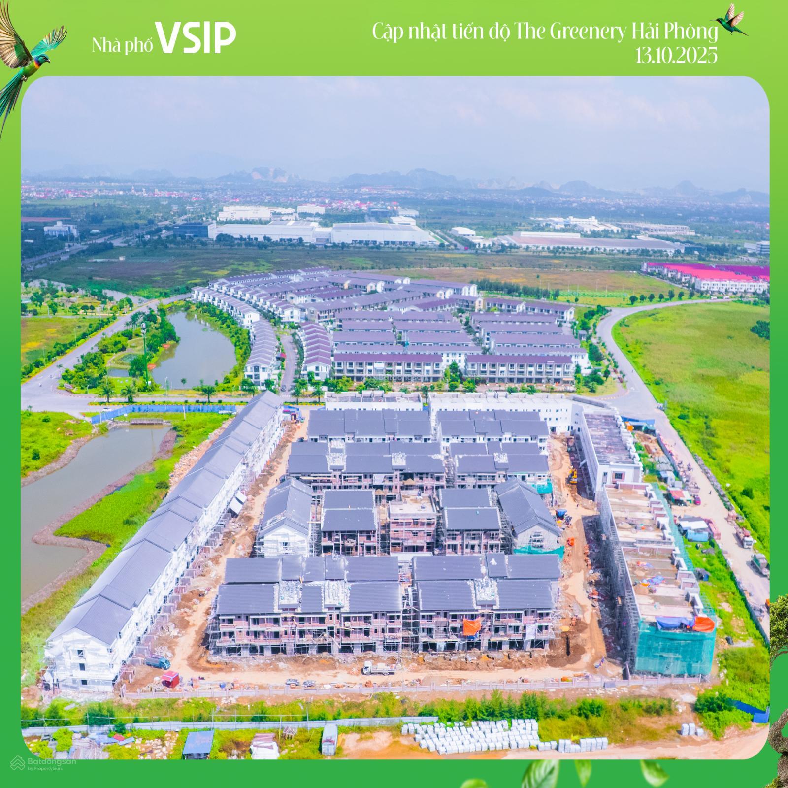 Bán BT- Liền Kề The Greenery Hải Phòng, 4,8 tỷ, 75m2. Pháp lý sổ đỏ. Bao thuế phí sang tên.