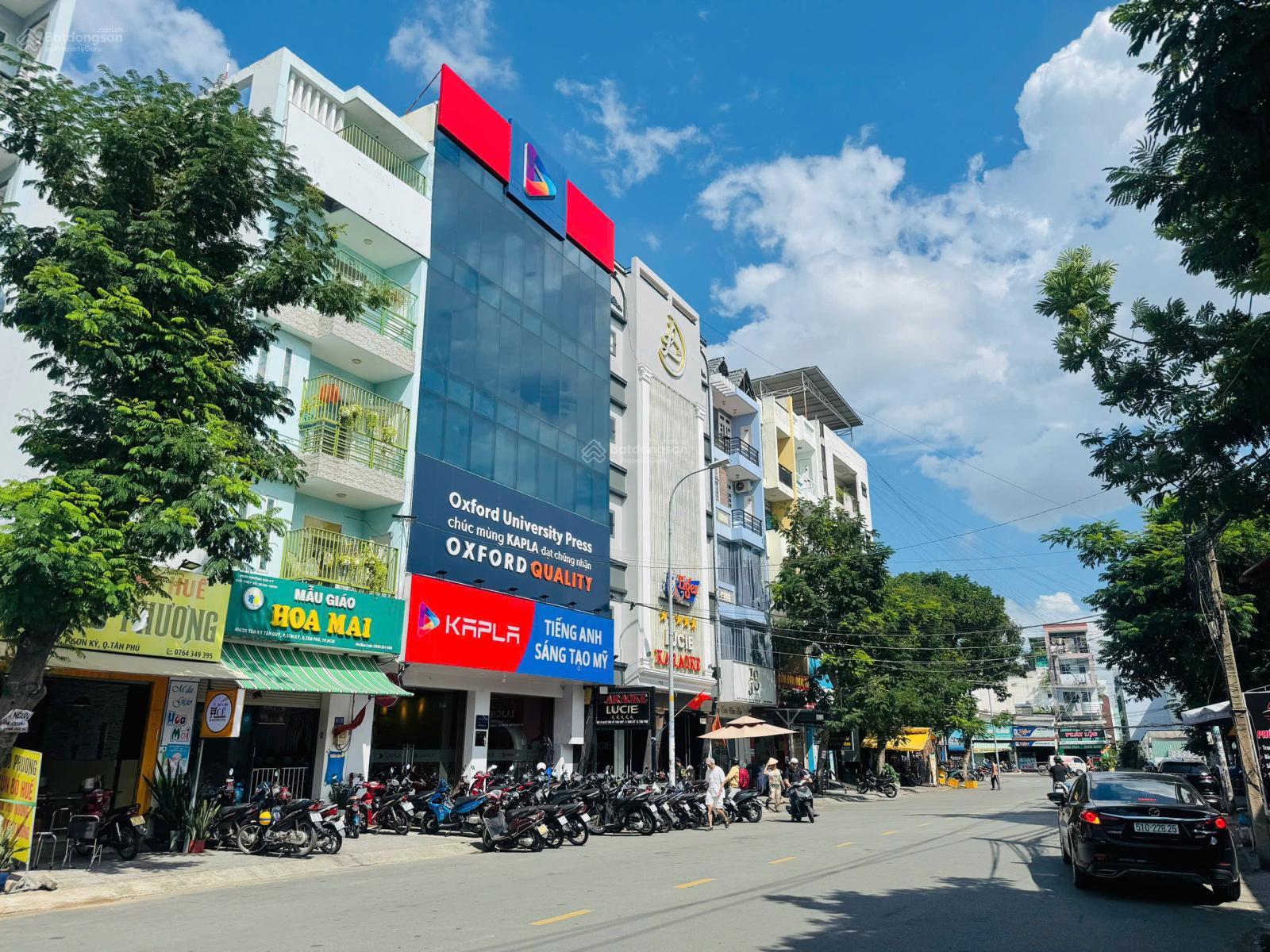 Bán MT Đường 414 Tân Kỳ Tân Quý (Đường 20m): [4,5x16m vuông] Nhà 5 Tầng Mới [Đối Diện AEON Mall]