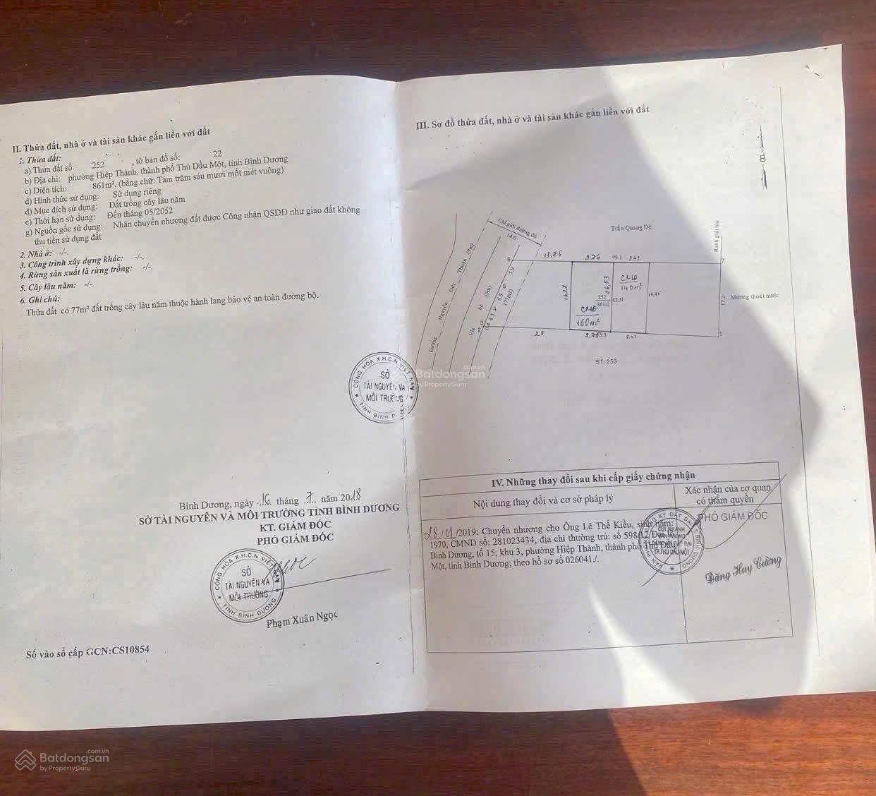 Bán đất mặt tiền Nguyễn Đức Thuận gần Quốc Lộ 13