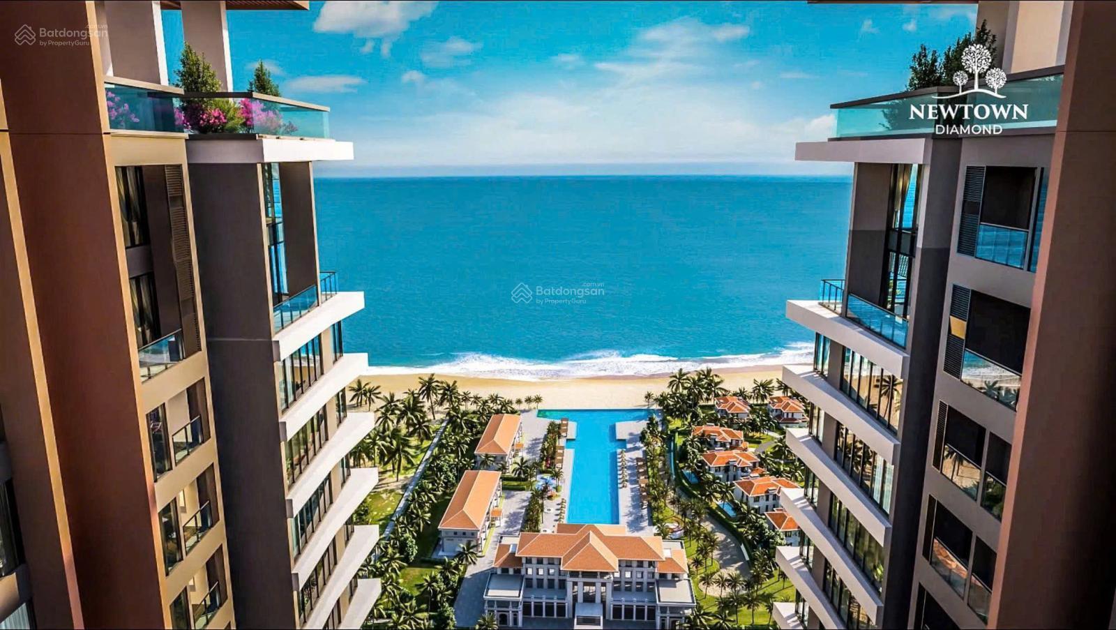 Bán căn hộ 2PN 81 m2 giá 4,6 tỷ mặt biển, kề sân golf dự án Newtown Diamond Đà Nẵng