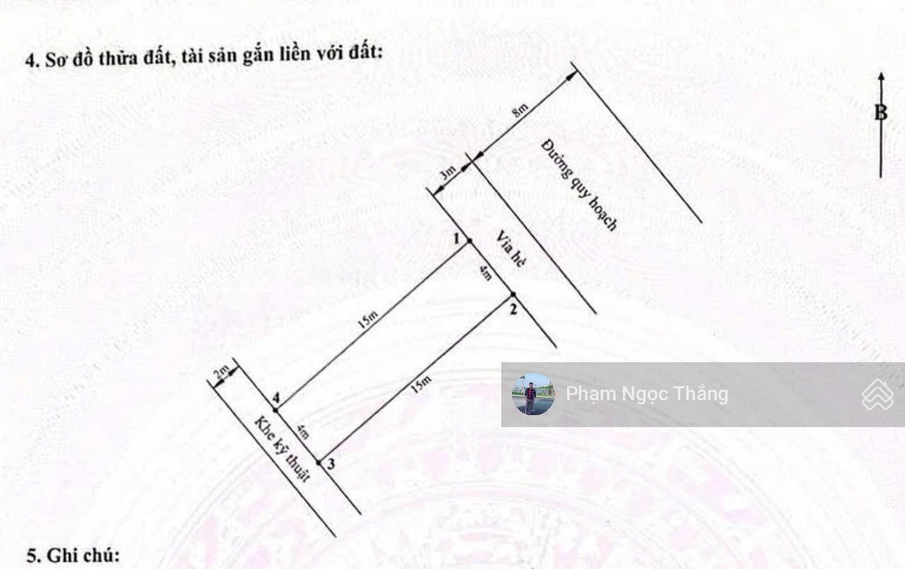 Bán 60m2 đất lô 15 Lê Hồng Phong- cạnh UBND phường Hải An- Hải Phòng #tpt- 0968 005 ***