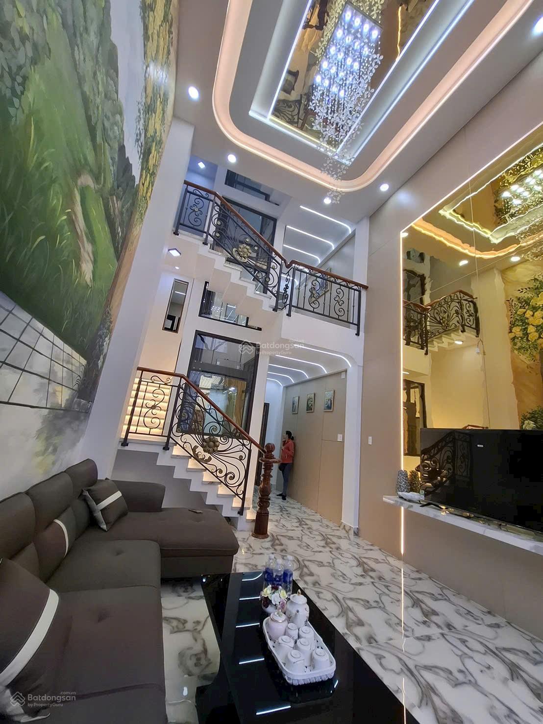 Nhà Full Nội Thất 1 Sẹc Hương Lộ 2, Bình Tân: 4mx20m đúc 1 lửng 3 lầu