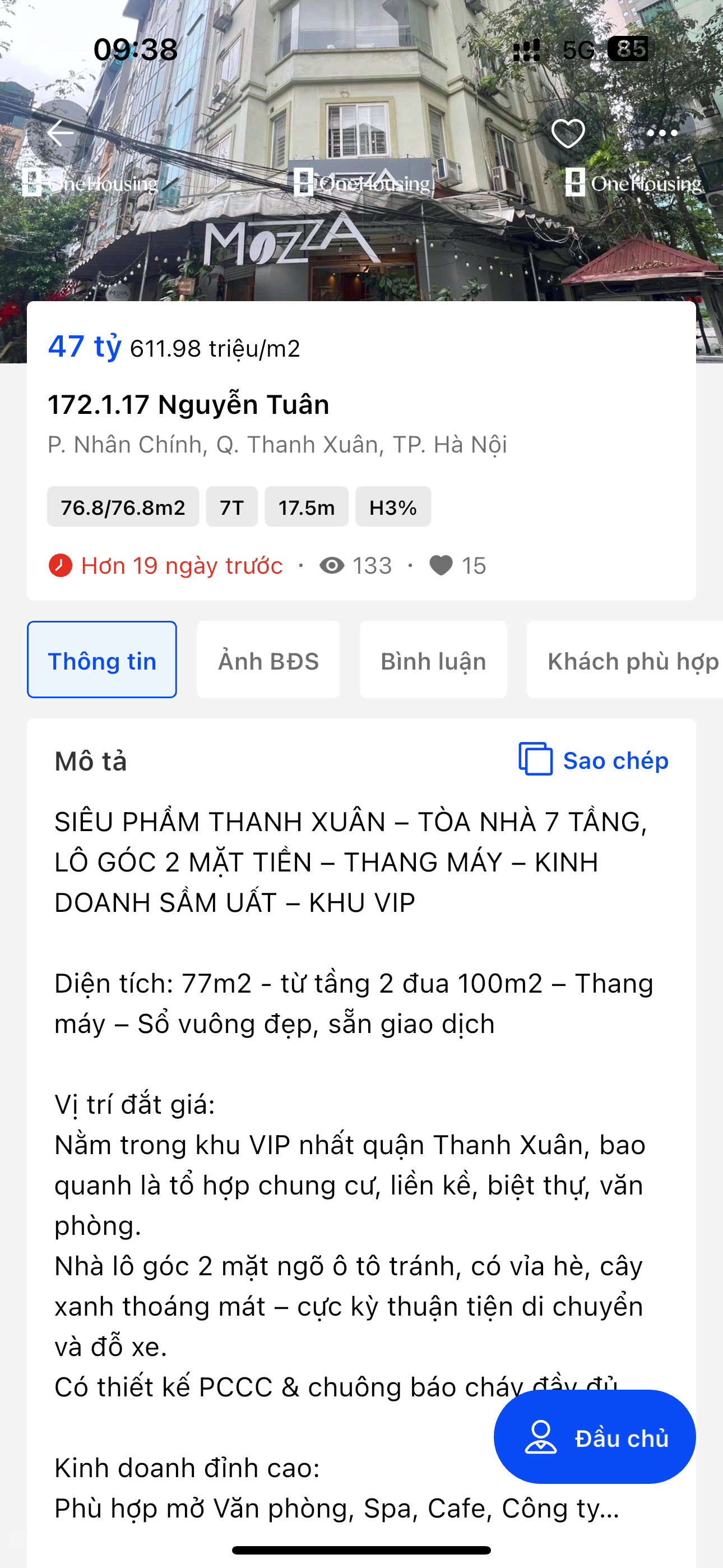 Nhà mặt phố Cổ Nhuế 110m2 mặt tiền rộng kinh doanh tấp nập, giá chỉ hơn 30 tỷ.