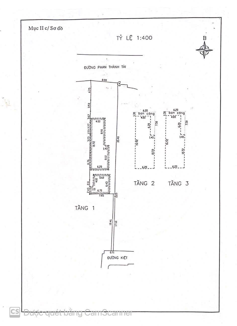 Bán đất tặng nhà đường Phan Thành Tài, gần đường 2/9 sông Hàn