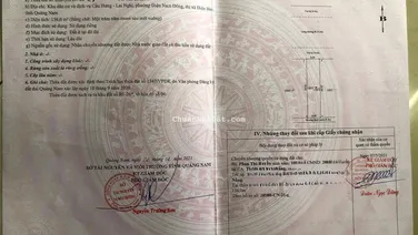 Chính chủ cần bán đất nền B1.26* đường 15m có sổ đỏ dự án Lai Nghi DT 156m2 giá 21.8 tr/m2