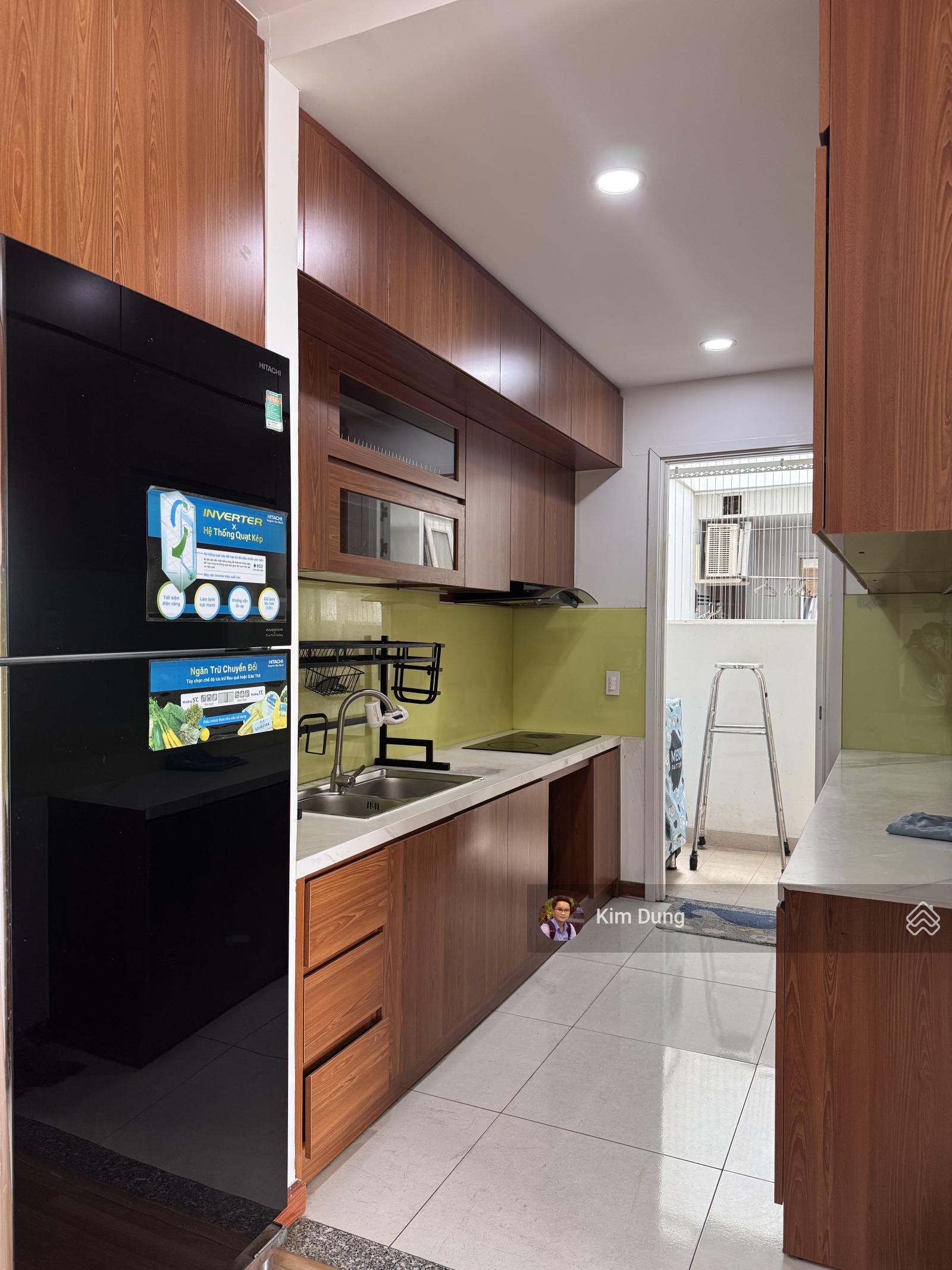 Cho thuê căn hộ Diamond Riverside 2PN 2WC full nội thất giá 10 triệu/tháng