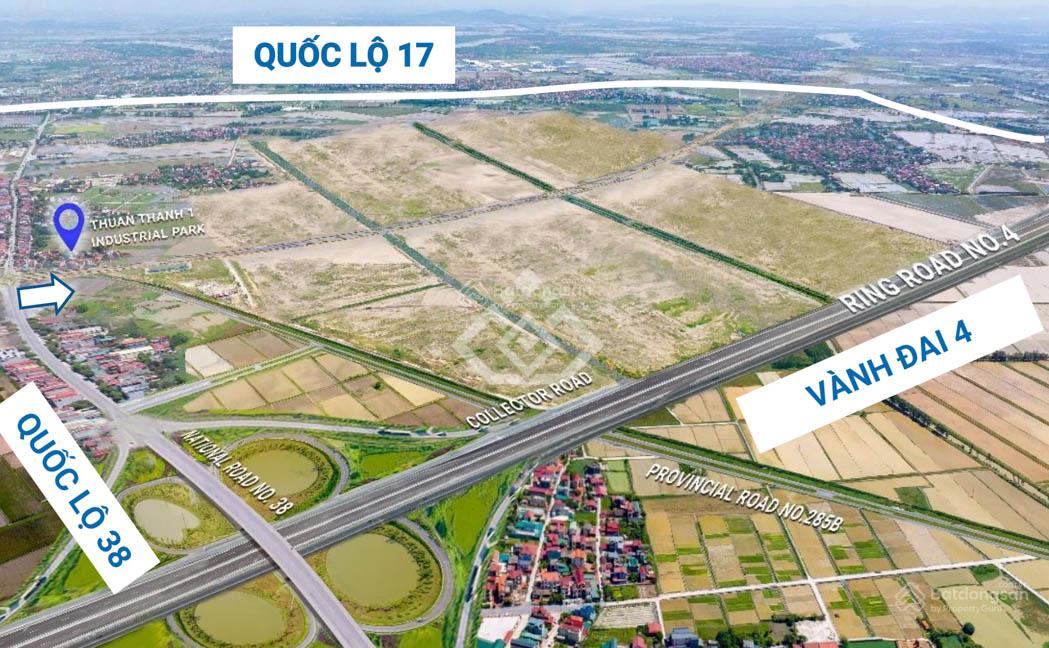 Ký trực tiếp từ CĐT lô 1ha đất KCN Thuận Thành I, Bắc Ninh - Vị trí, hạ tầng hoàn thiện, giá tốt