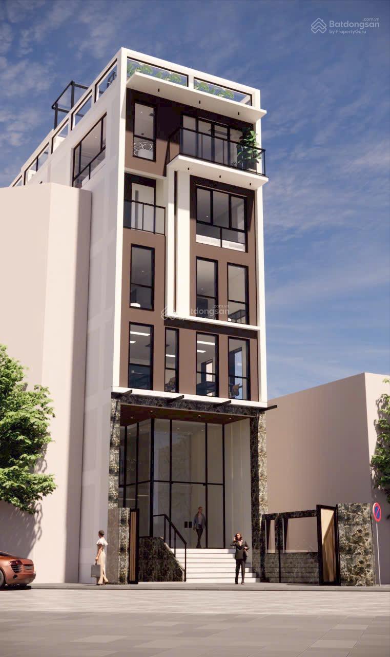 Bán Nhà Mặt Phố Huỳnh Thúc Kháng , Ô góc 3 mặt thoáng , Diện tích 72m2 xây 7 tầng thang máy