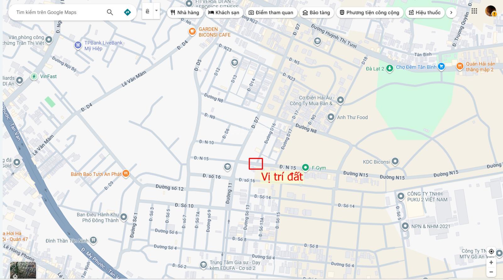 Bán căn góc 1T2L 5x23m, đường N15 KDC Bicosi, P. Tân Đông Hiệp