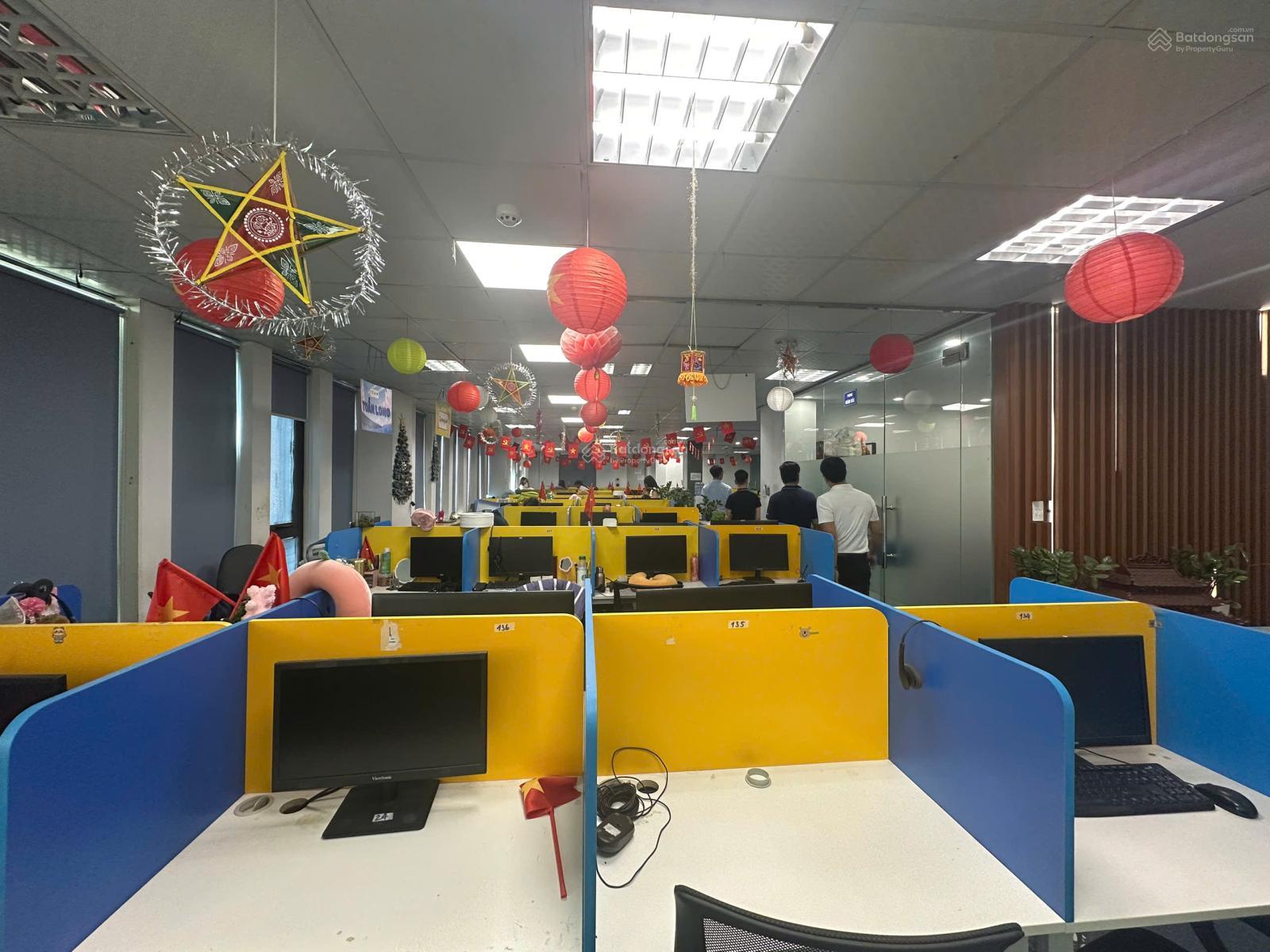 BQL Trung Yên Plaza, 1 Trung Hòa cho thuê 300m2 có cắt 150m2, 200m2 làm việc được luôn sẵn nội thất