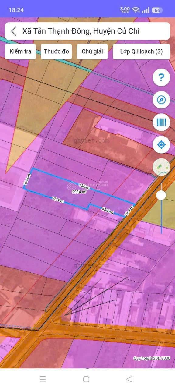 Đất thổ cư mặt tiền Võ Văn Bích, Tân Thạnh Đông, Củ Chi; DT 3000m², container 2 chiều