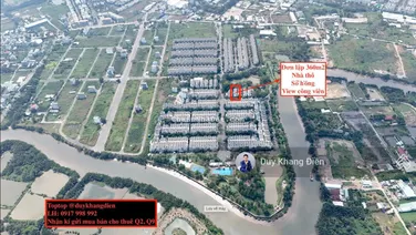 Nhà góc 12x30m = 360m2 Park Riverside - sổ hồng riêng - nhà thô - BV an ninh 24/7 - sang tên ngay