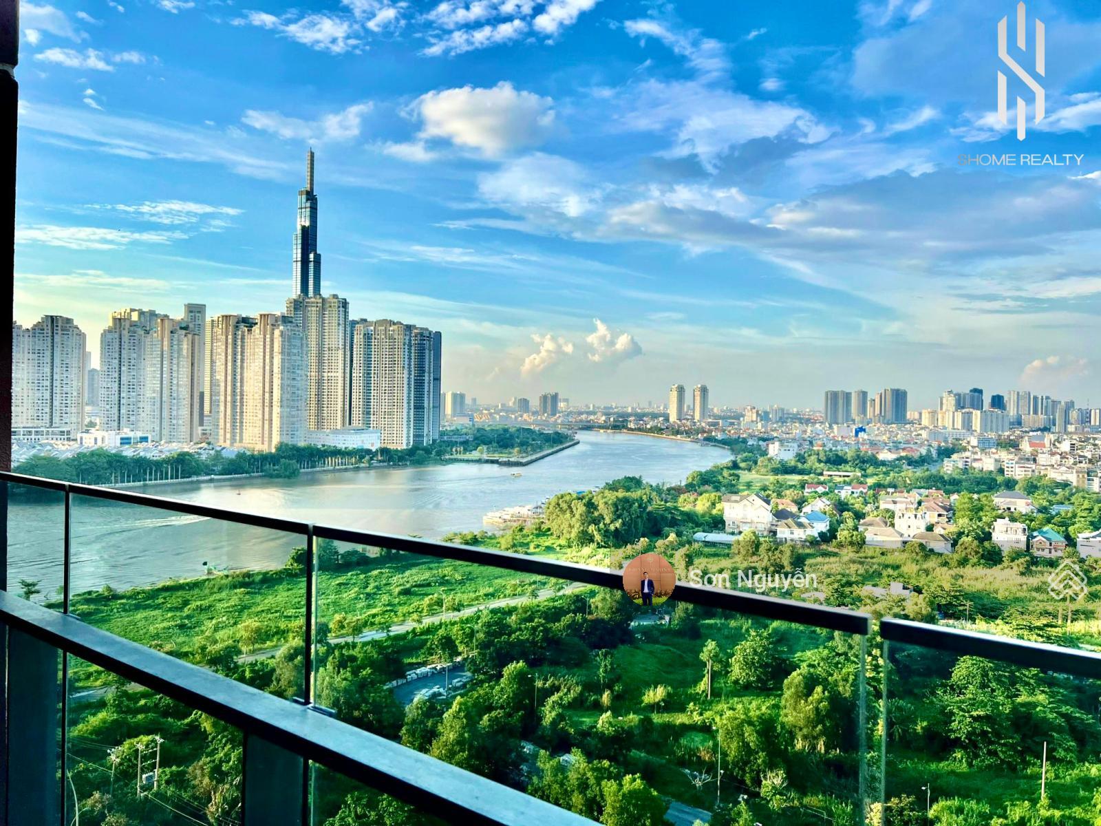 Cho thuê The River - Căn 3PN full nội thất cao cấp - view sông & Landmark - Thang máy riêng