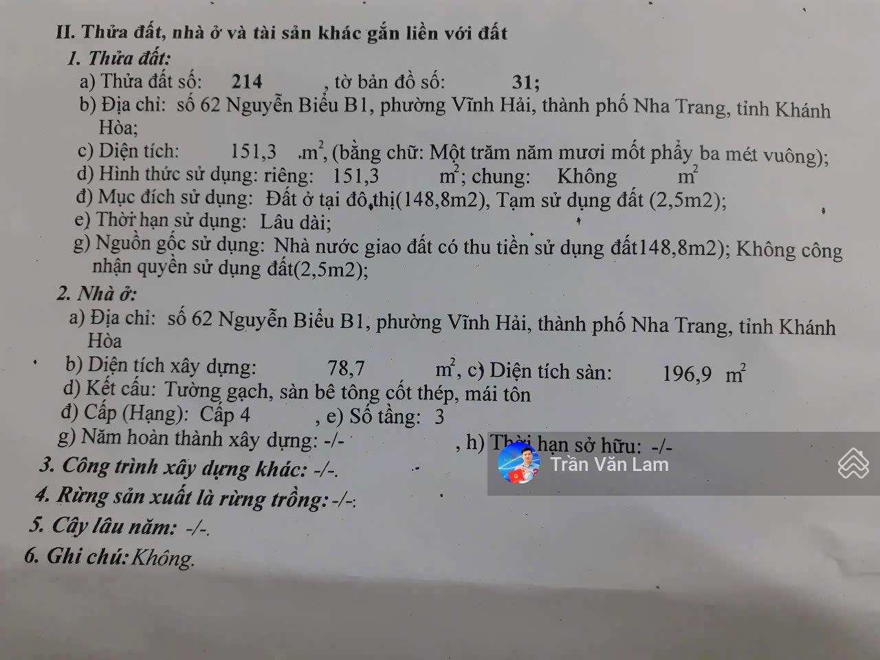 Bán nhà 3,5 tầng mặt đường Nguyễn Biểu B1 gần bãi tắm Hòn Chồng, Nha Trang Bán nhà 3,5 tầng mặt đường Nguyễn Biểu B1 gần bãi tắm Hòn Chồng, Nha Trang