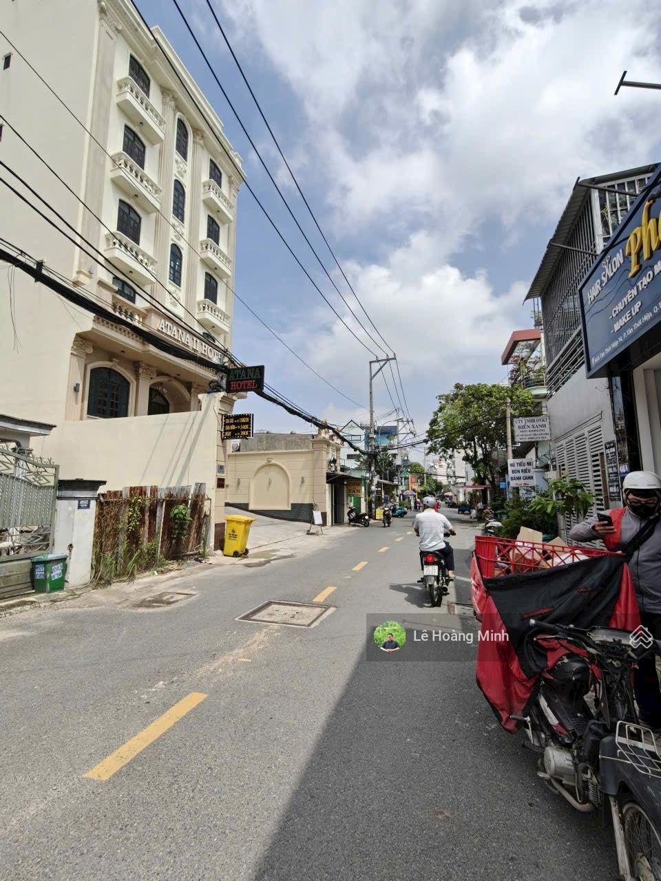 Nhà SHR 10m x 45m. Mặt tiền Đường Tân Thới Hiệp 14. Xây dựng được 6 tầng