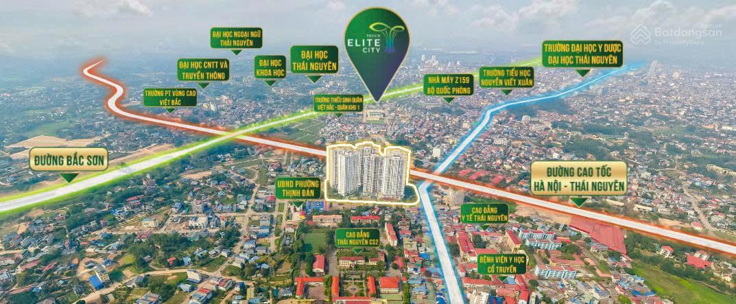 Quỹ căn đợt cuối chung cư tecco thịnh đán Thái nguyên 2pn, 70,57m2, view nội khu, tầng cao