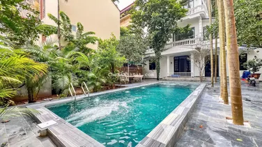 CHO THUÊ CĂN BIỆT THỰ SÂN VƯỜN BỂ BƠI 330M2 QUẬN TÂY HỒ 4 NGỦ ĐỒ CƠ BẢN TUYỆT ĐẸP, HIỆN ĐẠI
