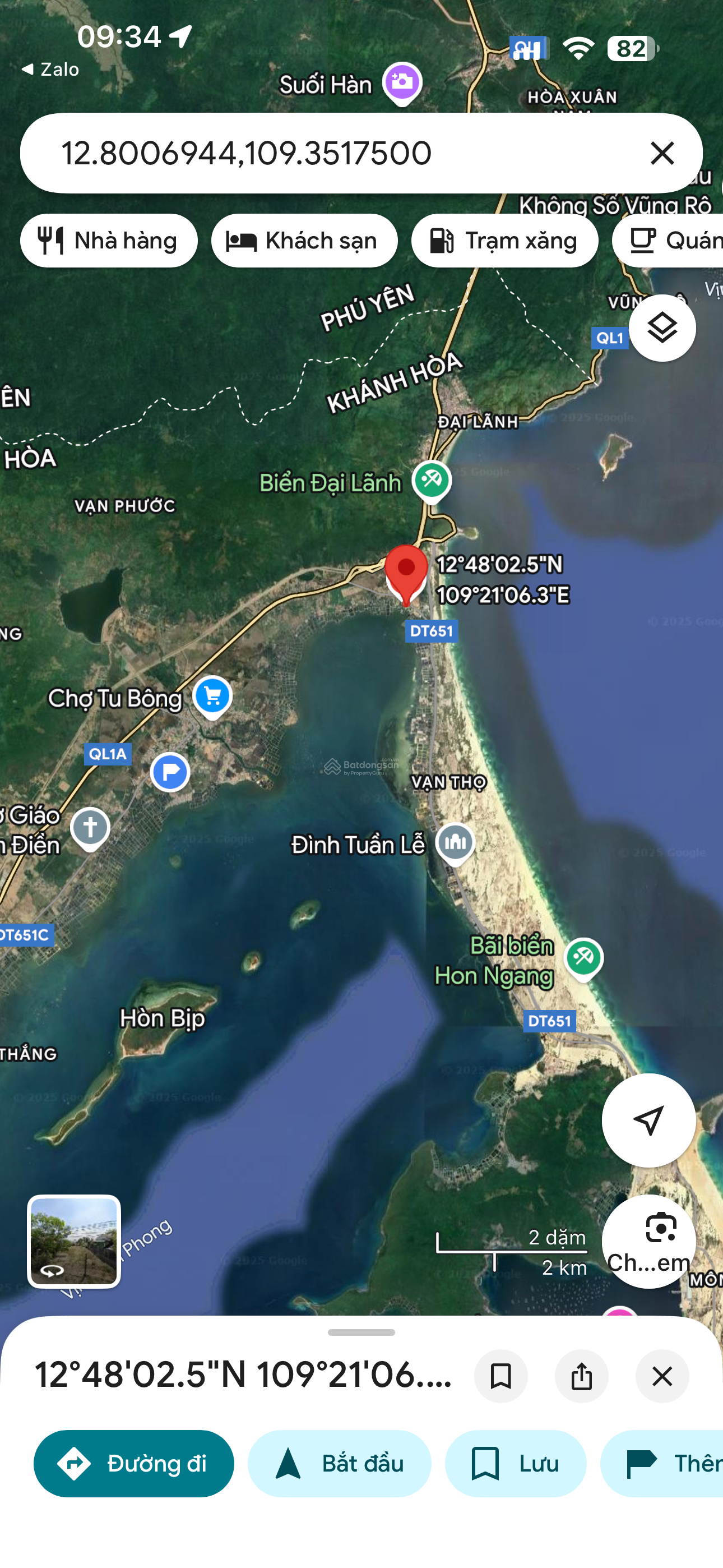 Vị trí cửa ngõ đất thổ Vân Phong trục chính hiện hữu