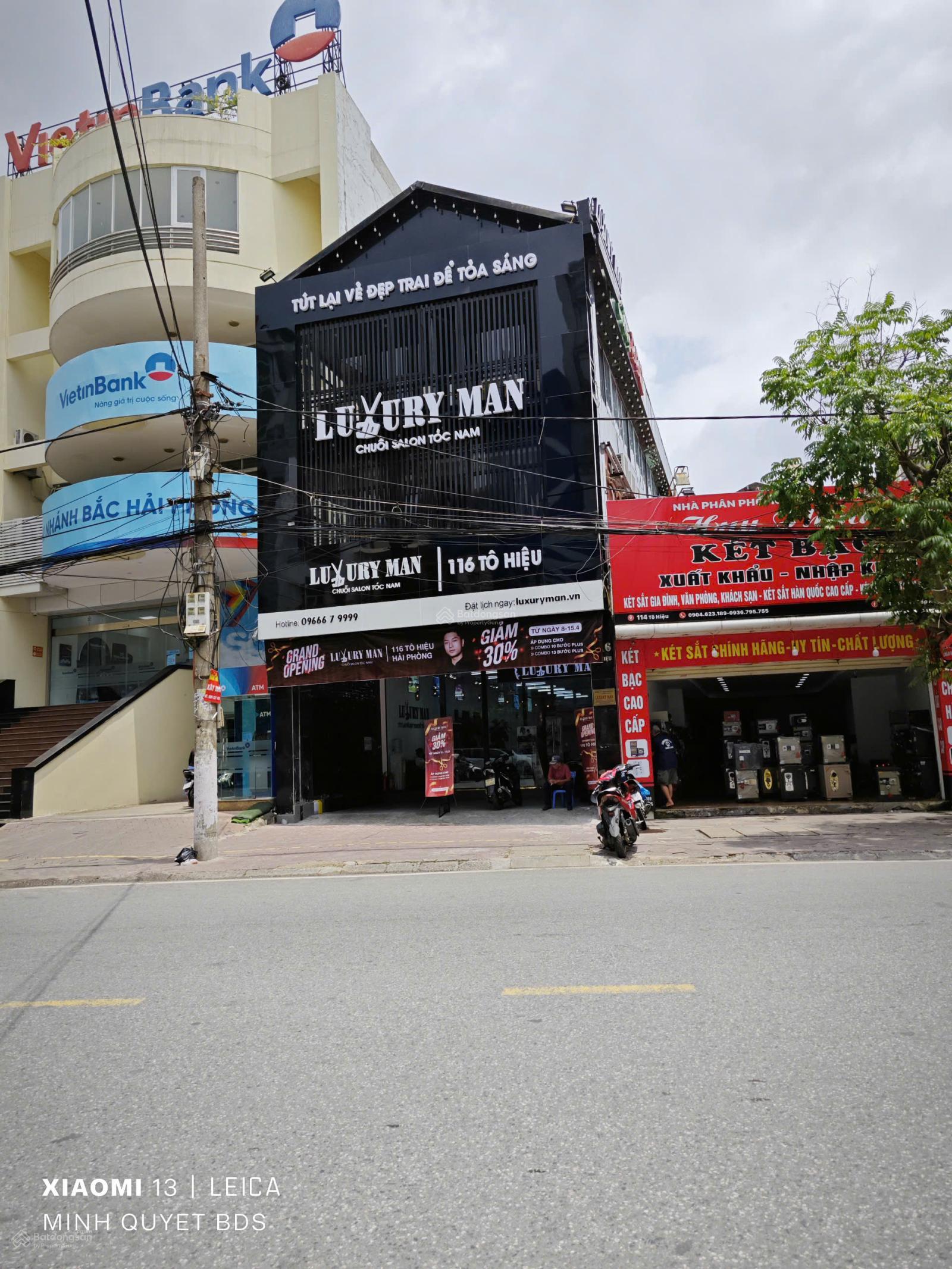 Bán nhà mặt đường Đà Nẵng đoạn đẹp kinh doanh sầm uất, ngang 6.3m vuông vắn, dt 113m2