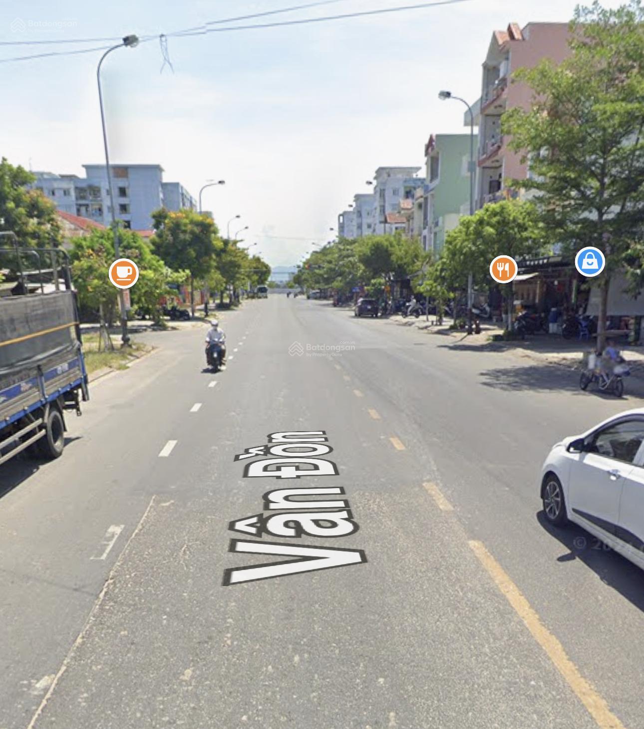 Lô góc 2 mặt tiền đường Vân Đồn, Sơn Trà - diện tích 154m2 ngang hơn 8m - đường 15m lề 6m