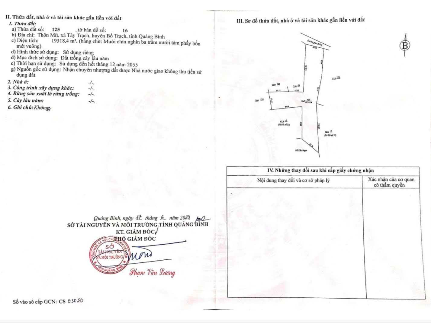 Bán trang trại khu nghỉ dưỡng đẹp tại Xã Tây Trạch, Bố Trạch, Quảng Bình, 4,9 tỷ, 47.735 m2